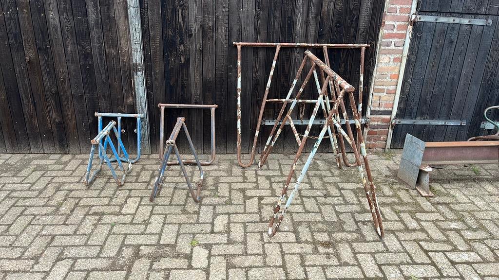 Schragen, Ophalen, Gevelsteiger, Minder dan 2 meter