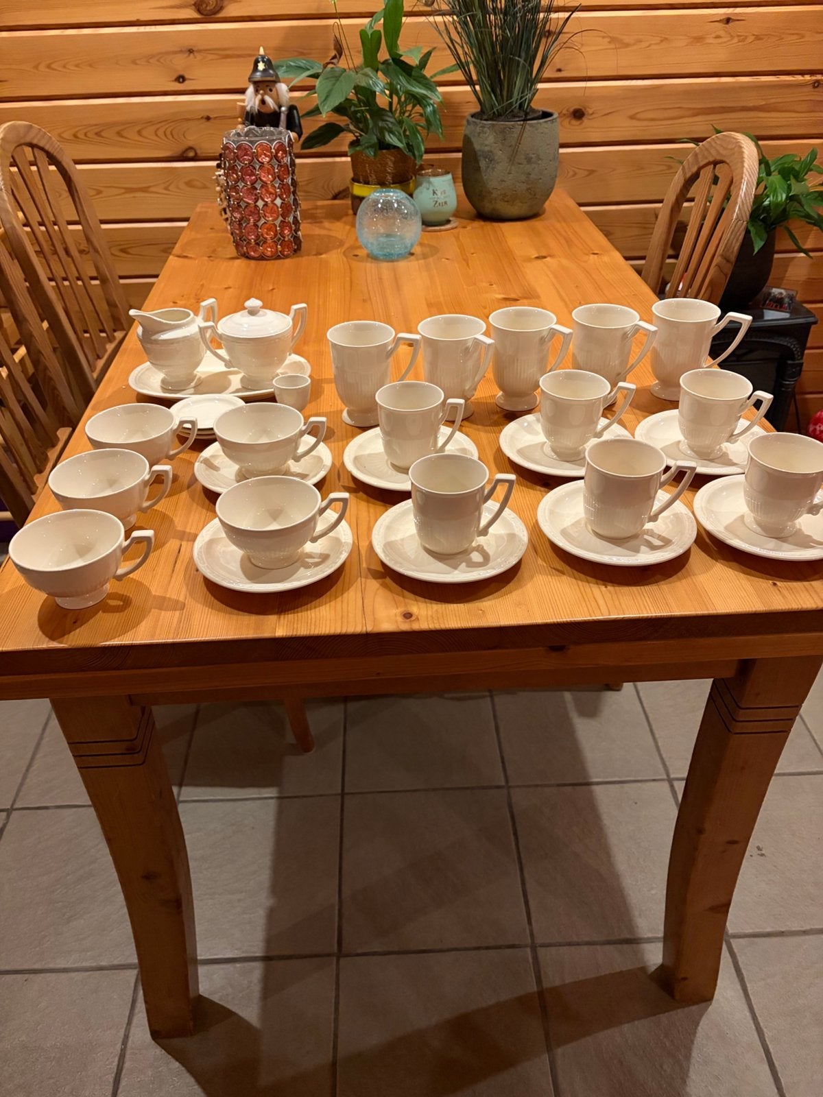 Servies blokker Recamier 6 kop en schotel suiker melk thee, Overige merken, Ophalen of Verzenden, Overige stijlen, Kop(pen) en/of Schotel(s)