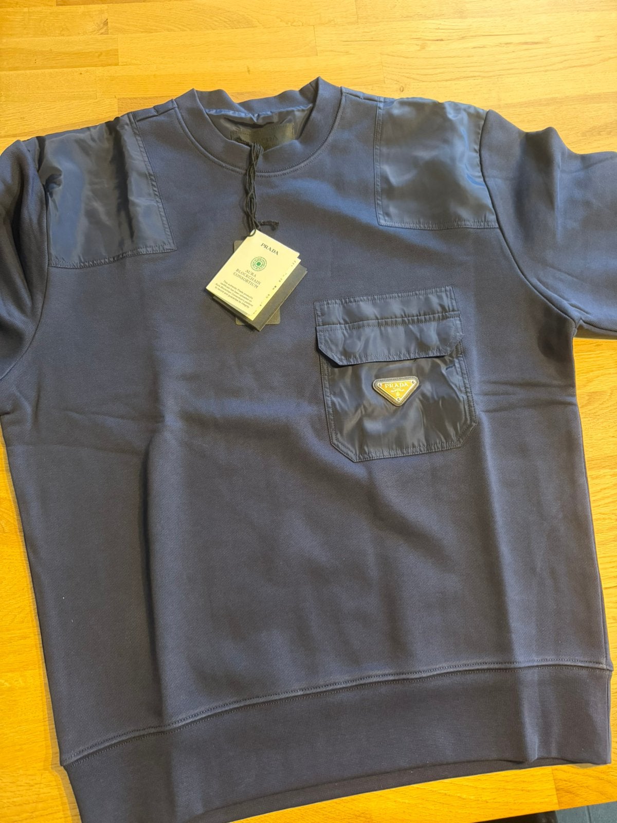 Prada re nylon sweater, Kleding | Heren, Ophalen, Nieuw, Maat 48/50 (M), Blauw
