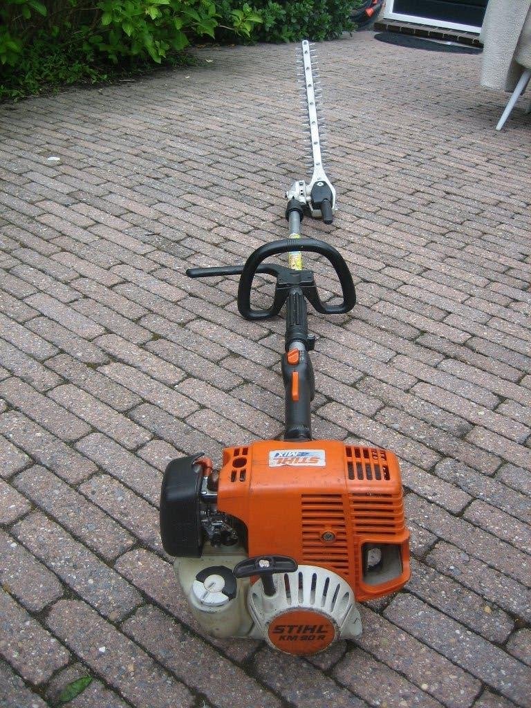 Stihl HL90 K Heggensnoeier Stokheggenschaar Benzine 4-Mix, Ophalen, Gebruikt, Benzine, Stihl