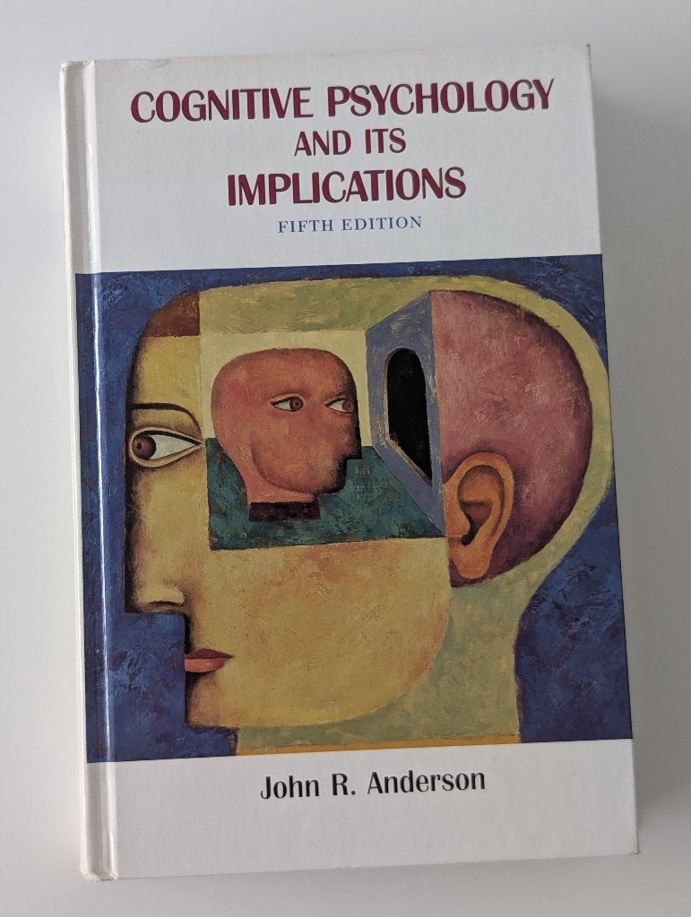 Cognitive Psychology and Its Implications - Anderson 5e, Ophalen of Verzenden, Gamma, Zo goed als nieuw, WO