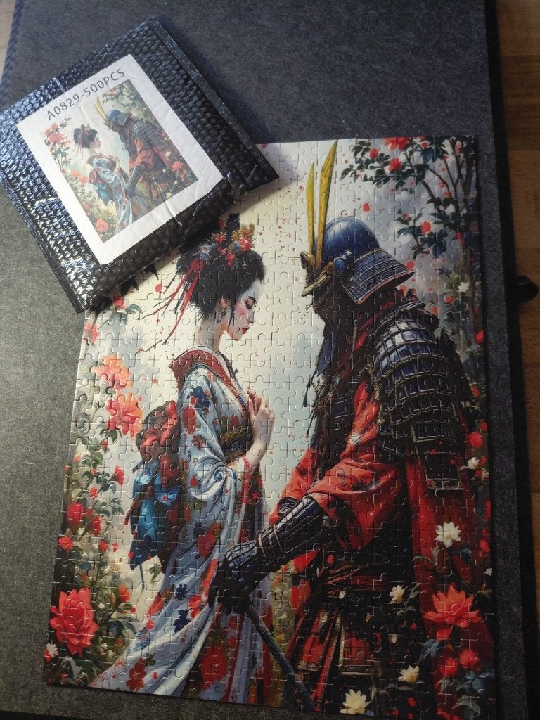 Puzzel 500 stuk samurai, Ophalen of Verzenden, 500 t/m 1500 stukjes, Zo goed als nieuw