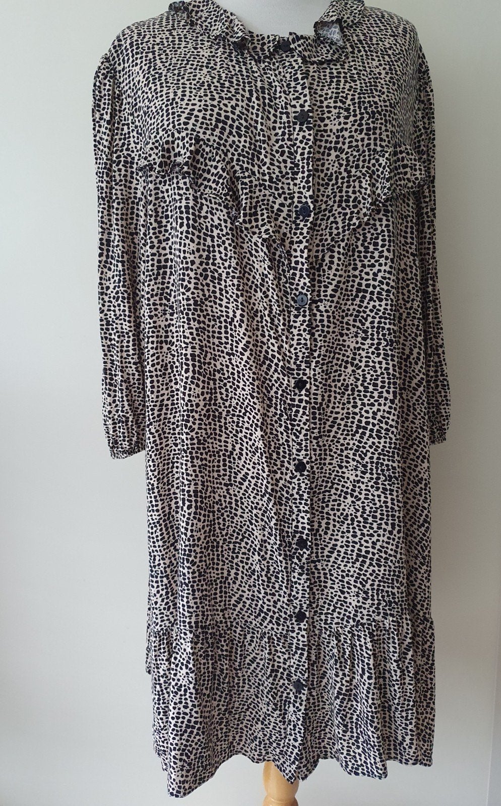 Jurk Maat 48  Nieuw, Kleding | Dames, Blouses en Tunieken, Primark, Beige, Maat 46/48 (XL) of groter, Nieuw
