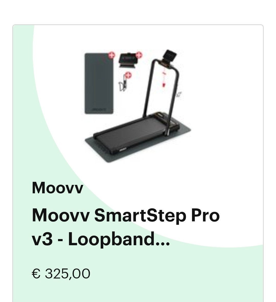 Moovv loopband v3, Ophalen, Zo goed als nieuw, Overige typen