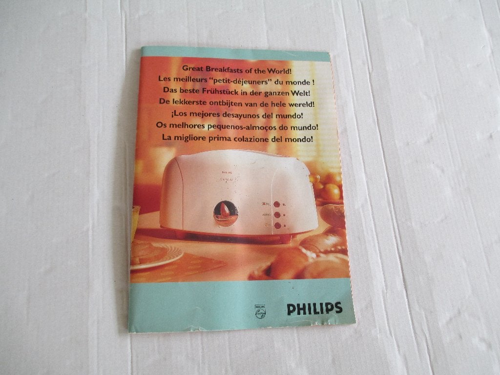 folder philips broodrooster sunrise xl, Ophalen of Verzenden, Gelezen