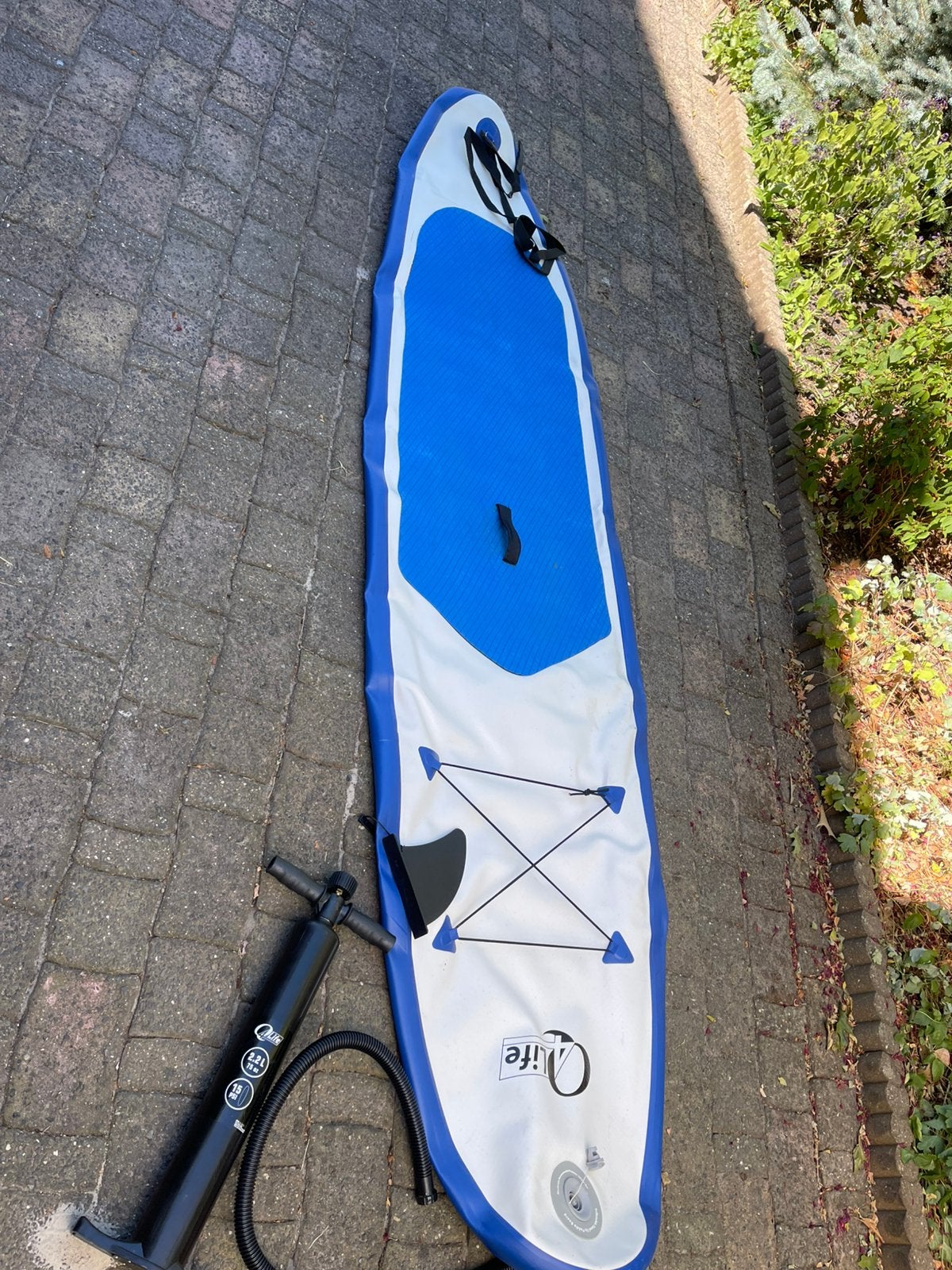q-life subboard, Watersport en Boten, Suppen, Ophalen, Zo goed als nieuw, SUP-boards