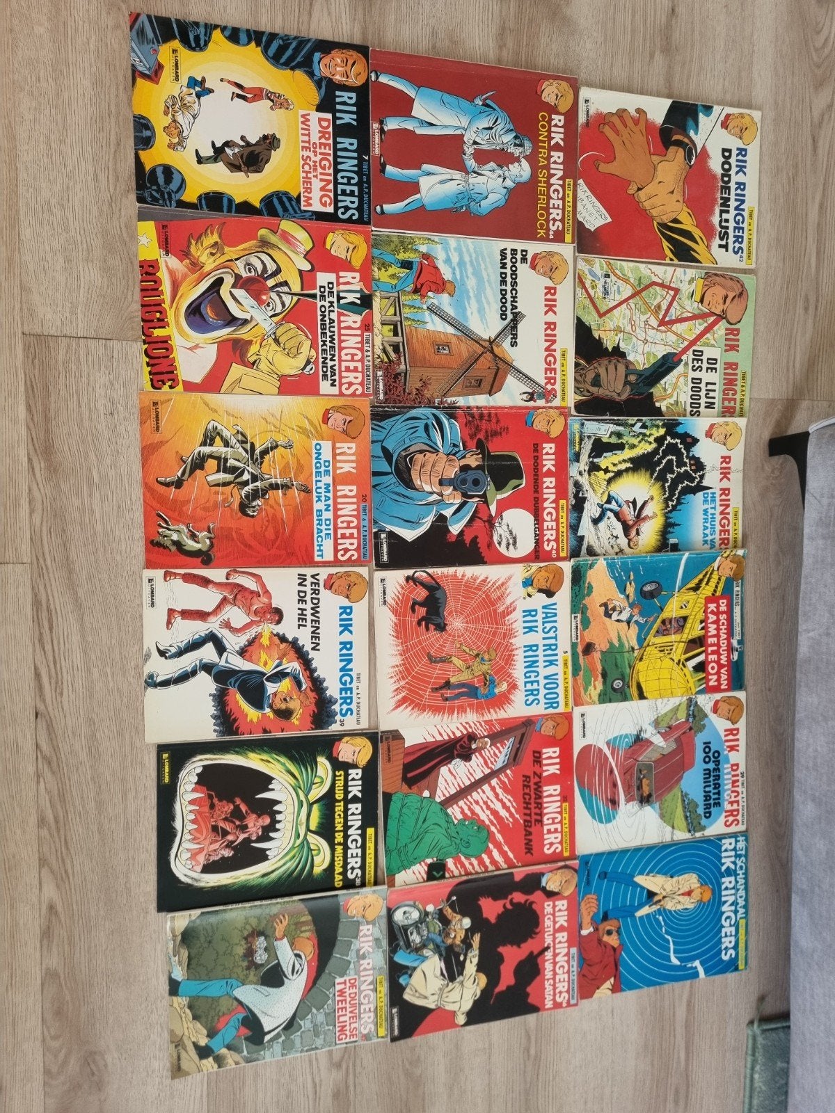 Rik Ringers stripboeken 18x, Ophalen of Verzenden
