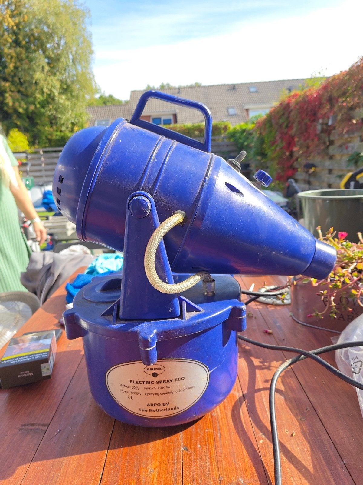 ARPO Electric-Spray ECO vernevelaar / fogger 1200W 4L, Ophalen of Verzenden, Gebruikt, Overige typen
