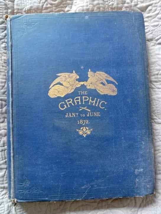 5 delen compleet van THE GRAPHIC 1872,1873,1874., Antiek en Kunst, Ophalen of Verzenden