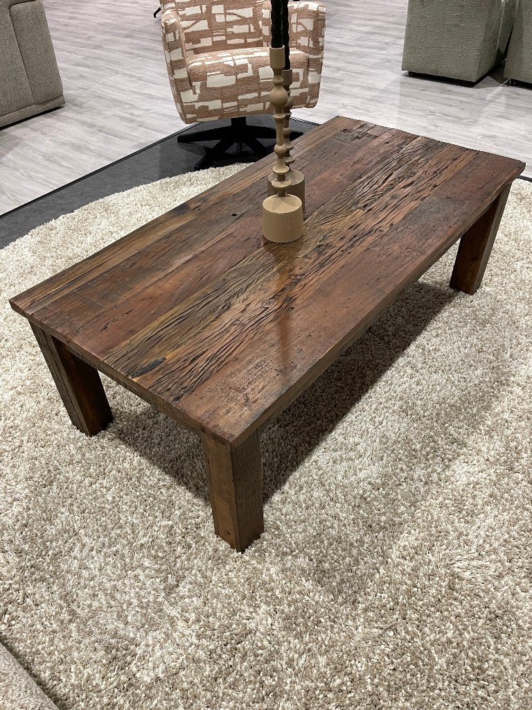salontafel 130 x 65 cm OLD WOOD karakter +stijl herfst actie