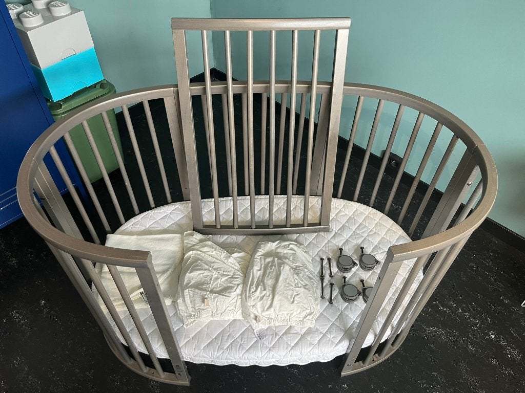 Stokke Sleepi, Lattenbodem, 70 tot 85 cm, Ophalen of Verzenden, Zo goed als nieuw