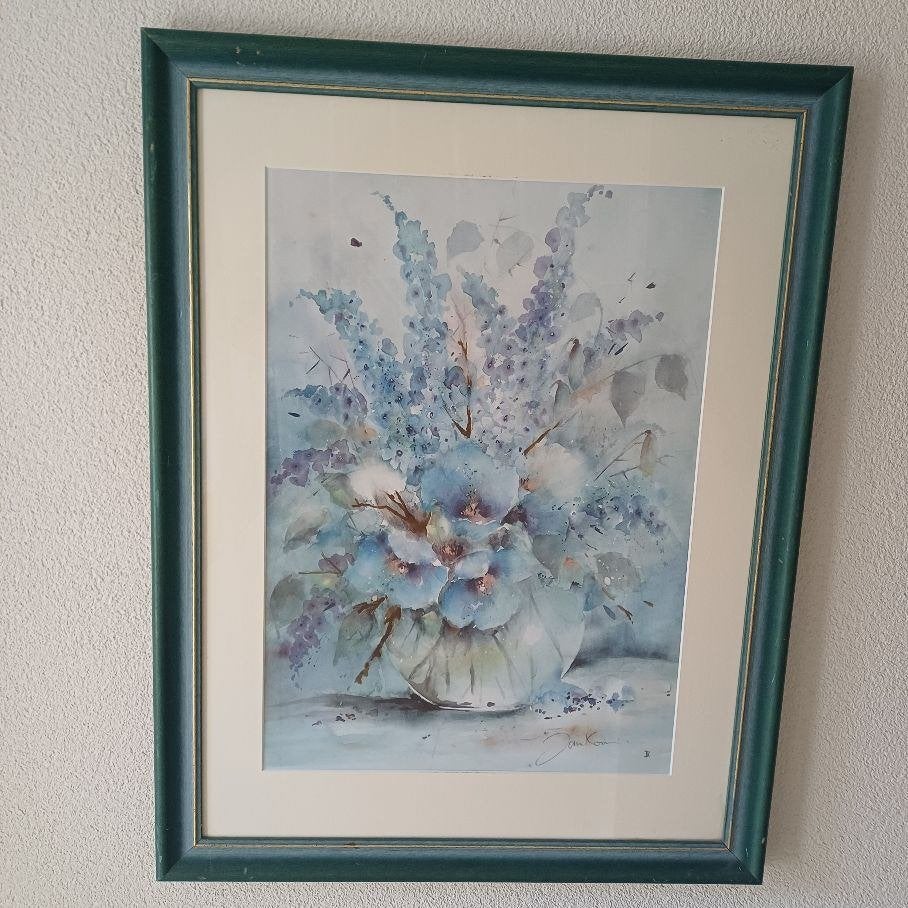 Jan Koning Aquarel, Realistisch, Overige ondergronden, Aquarel, Ophalen