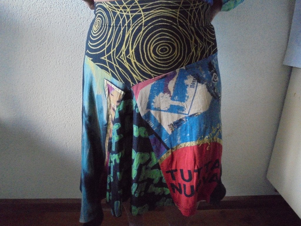 Desiguel kleurige rok maat XL, Kleding | Dames, Rokken, Overige kleuren, Maat 42/44 (L), Ophalen of Verzenden, Zo goed als nieuw