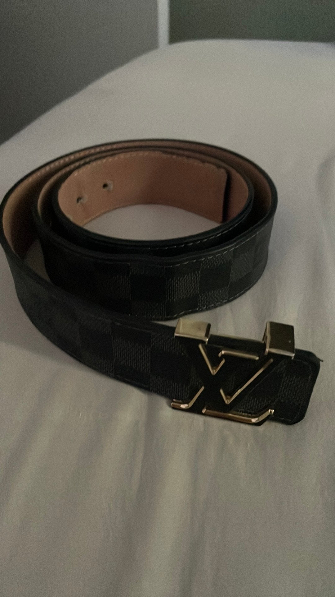 Louis Voutton riem 110, Ophalen of Verzenden, Zo goed als nieuw, Zwart, 105 tot 115 cm