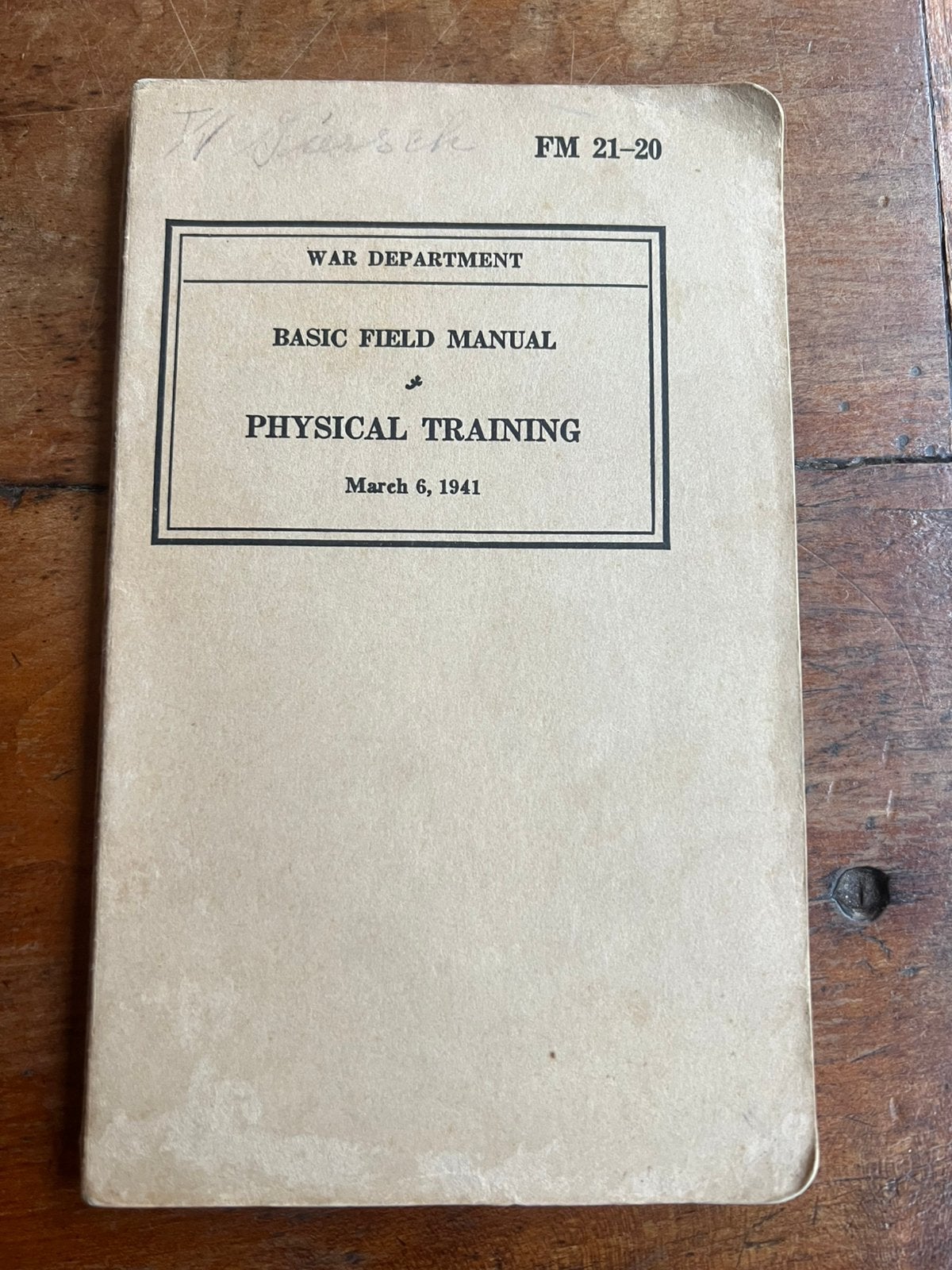 WO2 Amerikaans voorschrift gym atletiek zwemmen m1 garand, Verzamelen, Militaria | Tweede Wereldoorlog, Amerika, Verzenden, Boek of Tijdschrift