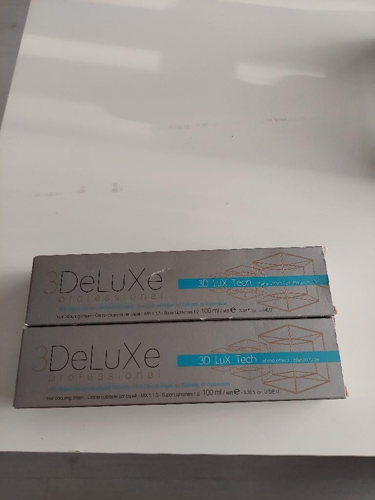 3 DeLuXe Hair Colouring Cream 2 stuks 6..0, Ophalen of Verzenden, Nieuw