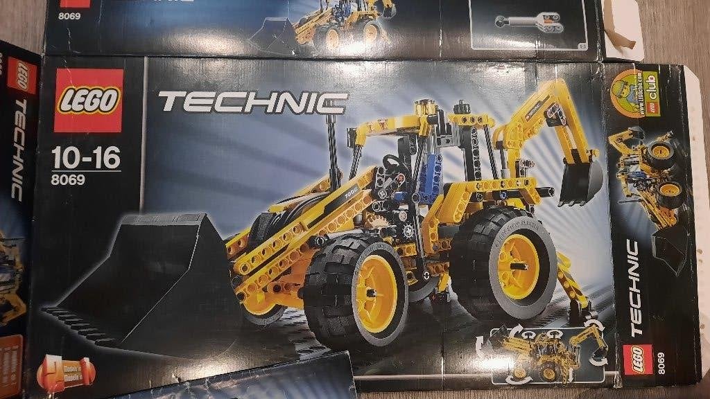 Lego Technic 8069 Graafmachine met doos en instructies, Inclusief instructies, Gebruikt, Lego, Ophalen of Verzenden
