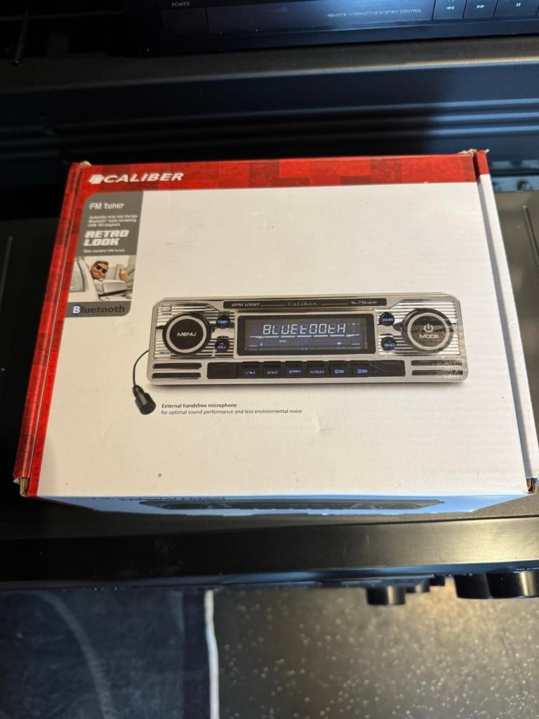 Caliber RMD120BT Retrolook Autoradio met Bluetooth, Auto diversen, Ophalen, Nieuw
