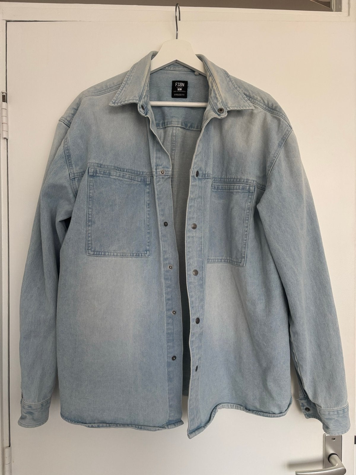 FSBN Oversized Denim Jas - Maat L, Verzenden, Nieuw, Maat 52/54 (L), Blauw