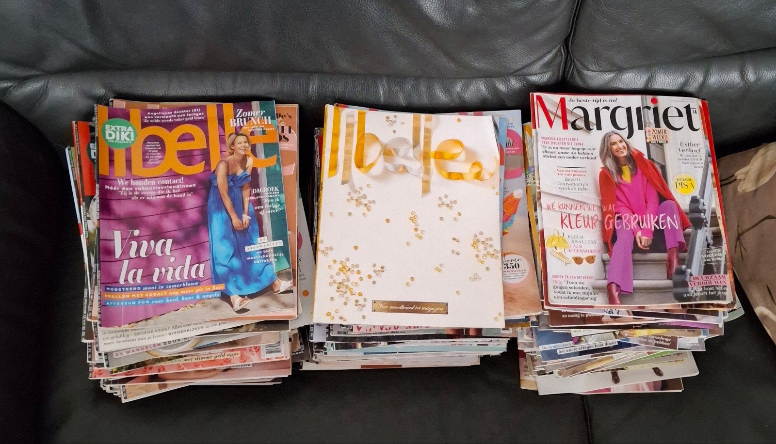 127 Libelle en Margriet tijdschriften: + woonbladen cadeau, Ophalen