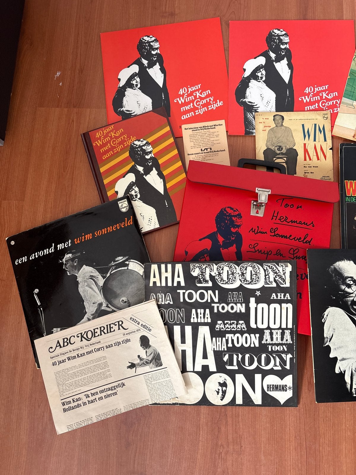 Wim Kan, Wim Sonneveld, Toon Hermans LP's en meer, Ophalen, Gebruikt, 12 inch, LP