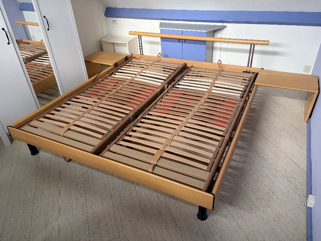 Swissflex bedframe / ledikant  en lattenbodems, Huis en Inrichting, Slaapkamer | Bedden, Ophalen, Gebruikt, Tweepersoons, 180 cm
