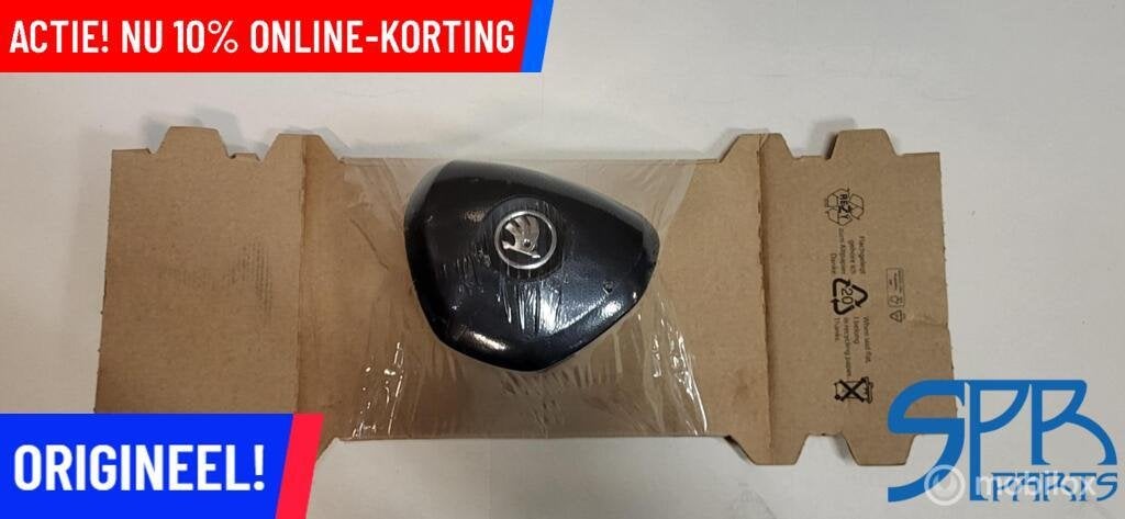 Stuurairbag origineel NIEUW SKODA FABIA NJ 6V0880201A AIRBAG, Nieuw, Ophalen of Verzenden, Skoda, Skoda