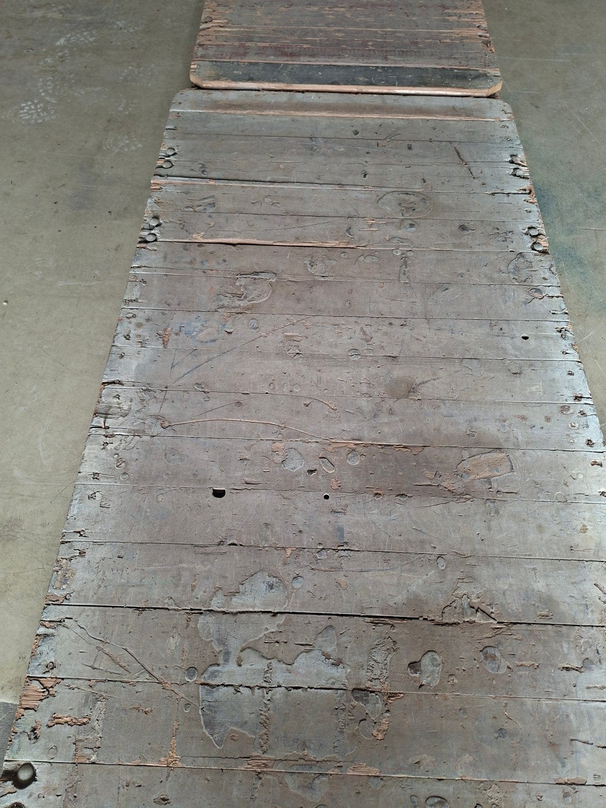 Vlonderdelen hardhout met hout, Ophalen