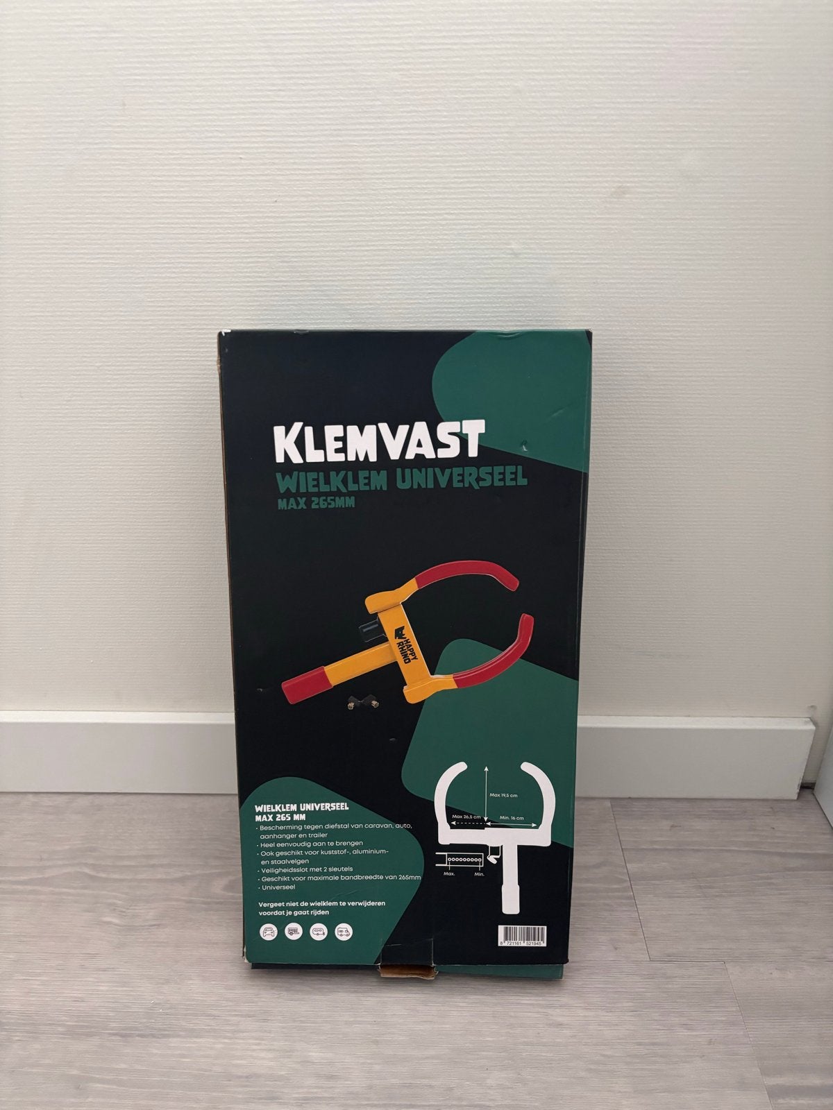 Klemvast Universele Wielklem - Max 265mm, Ophalen, Nieuw