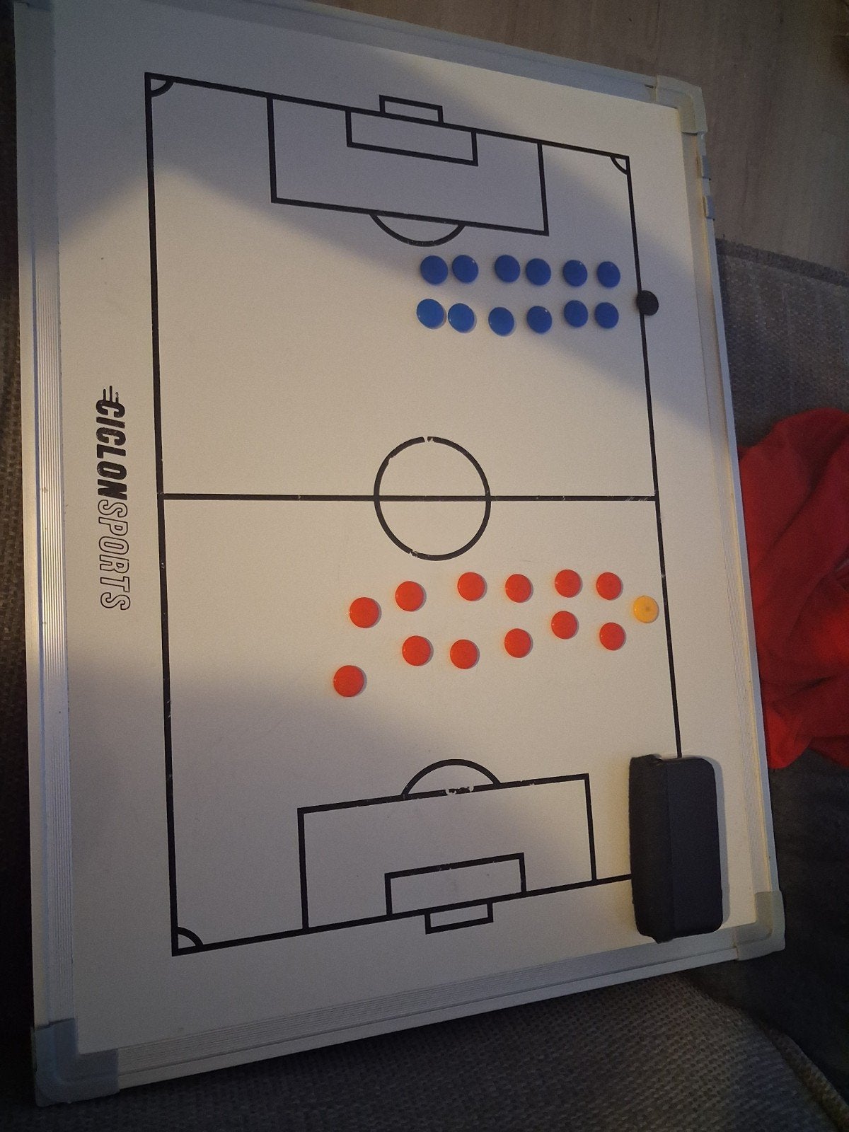 Voetbal tactiek bord, Sport en Fitness, Voetbal, Groter dan maat XL, Ophalen, Overige typen