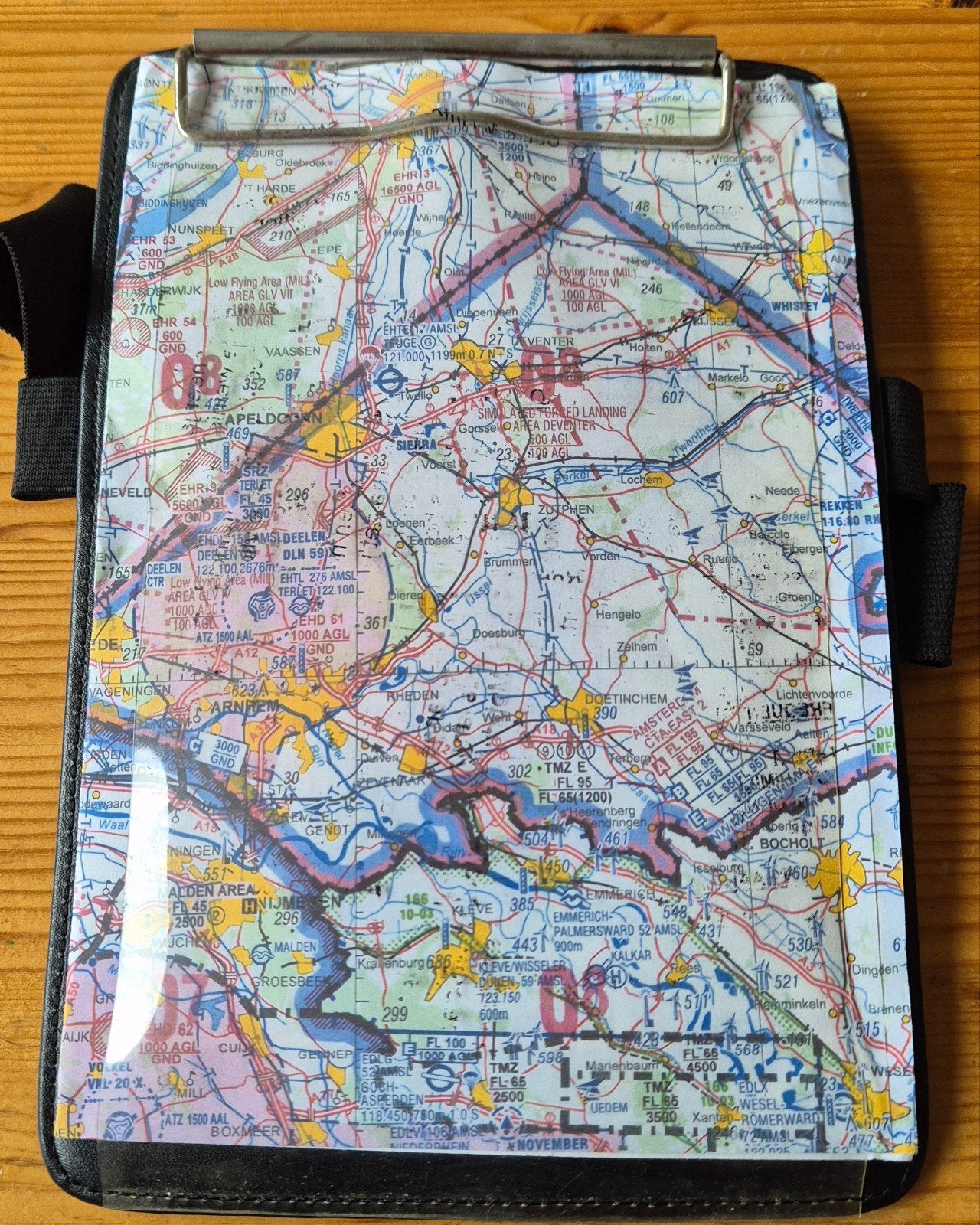 Kneeboard en headsettas, Ophalen of Verzenden, Gebruikt