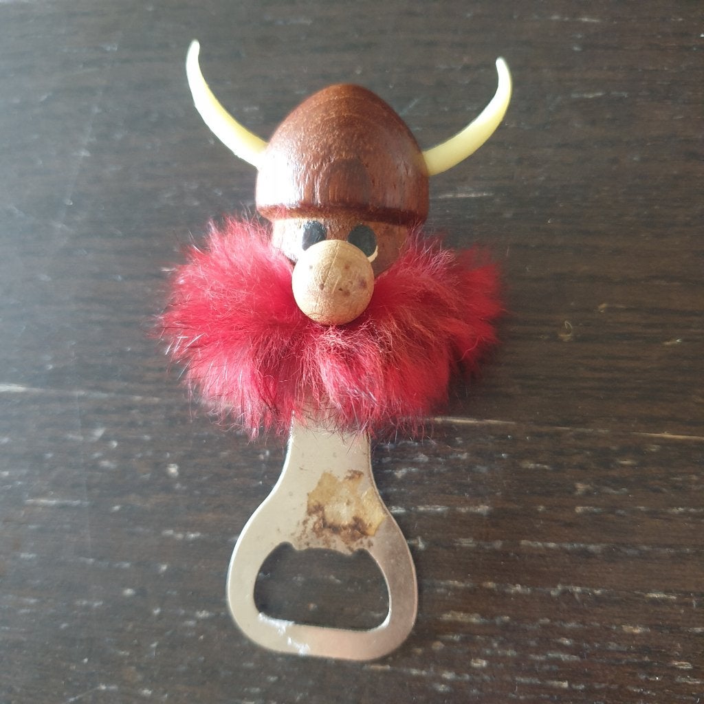 Grappige retro vintage Viking flesopener 0307, Huis en Inrichting, -, -, Ophalen of Verzenden, -