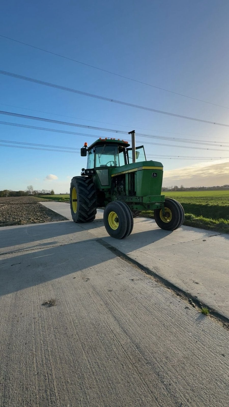 John deere 4630, Ophalen
