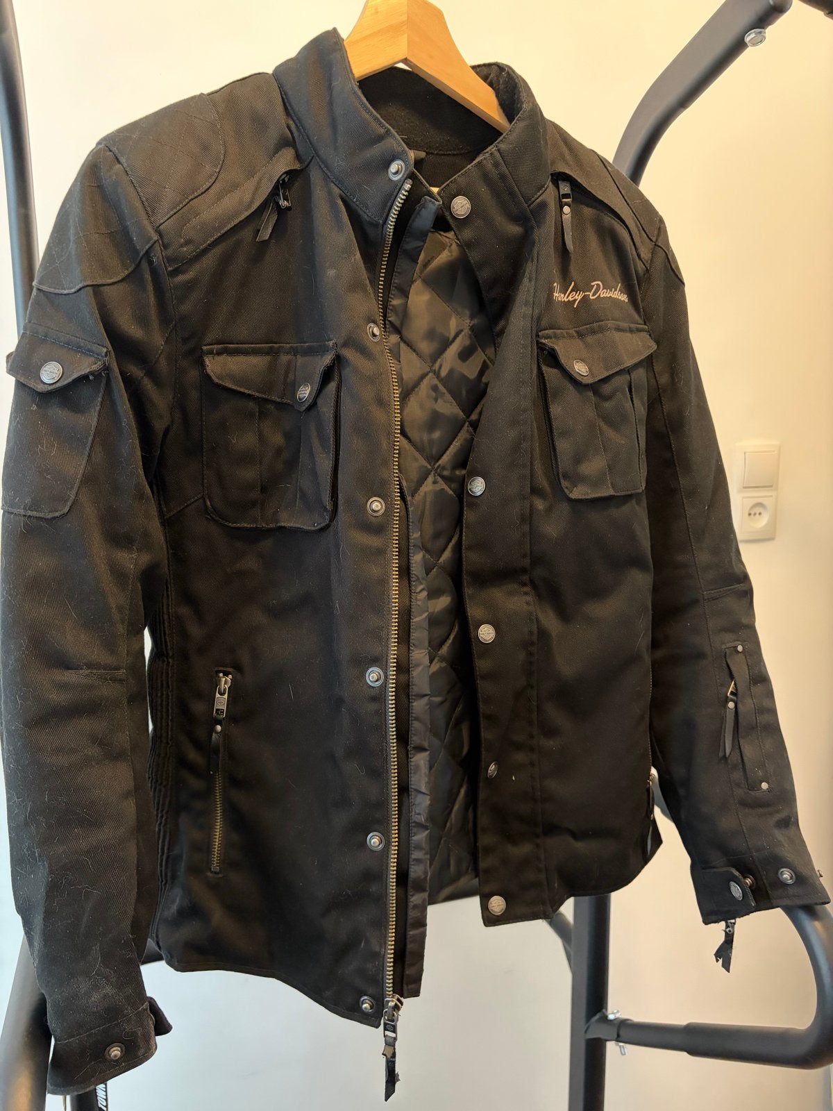 Harley-Davidson textiel motorjas dames - Maat L, Motoren, Kleding | Motorkleding, Ophalen of Verzenden, Tweedehands, Dames, Jas | textiel