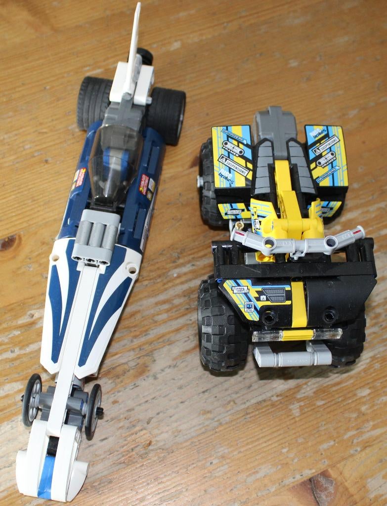 LEGO 42033 – Recordbreker & LEGO 42034 – Quad, Ophalen of Verzenden, Gebruikt, Complete set, Lego