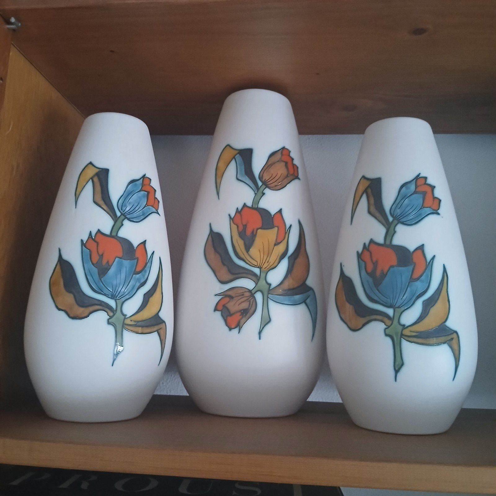 Set van 3 Flora Gouda Holland Rimini vazen, Ophalen