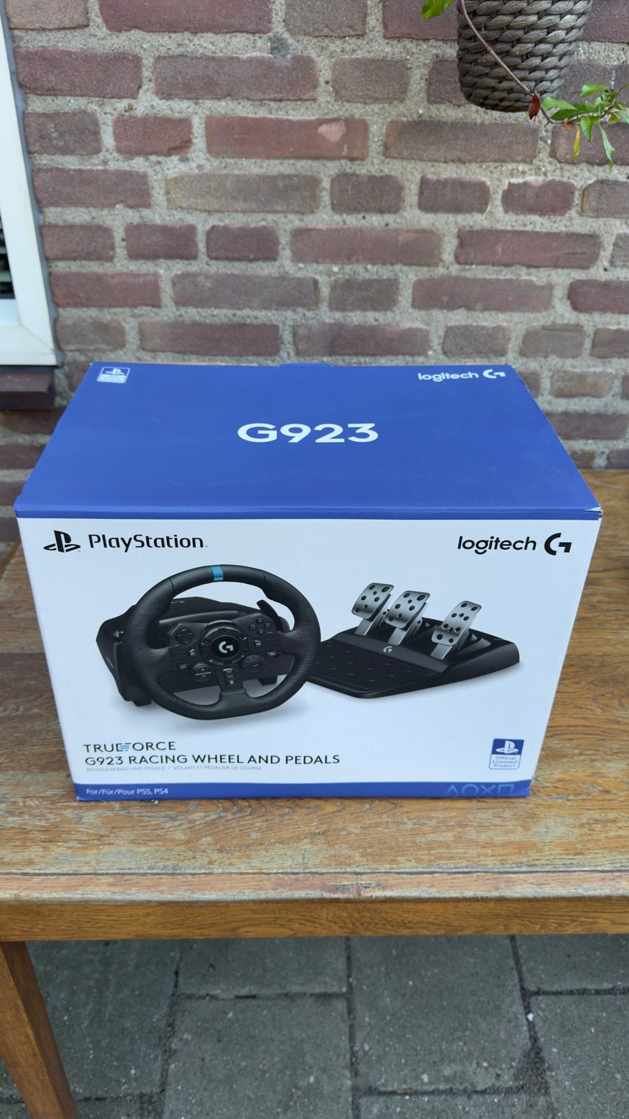 Logitech G923 TRUEFORCE Stuur en Pedalen (PS5 / PS4 / PC), Ophalen of Verzenden