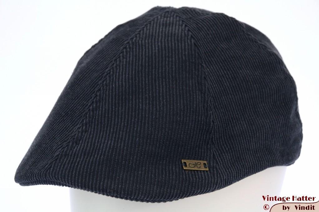 Flatcap Platte pet Hawkins blauw ribfluweel 56 57 58 59 new, Nieuw, Ophalen of Verzenden, Pet, 58 of 59 cm (L, 7¼ of ⅜ inch)