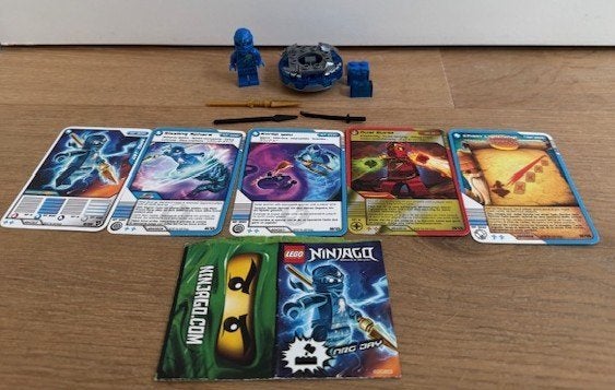 Ninjago set 9570 - NRG Jay compleet, Lego, Ophalen of Verzenden, Zo goed als nieuw, Compleet