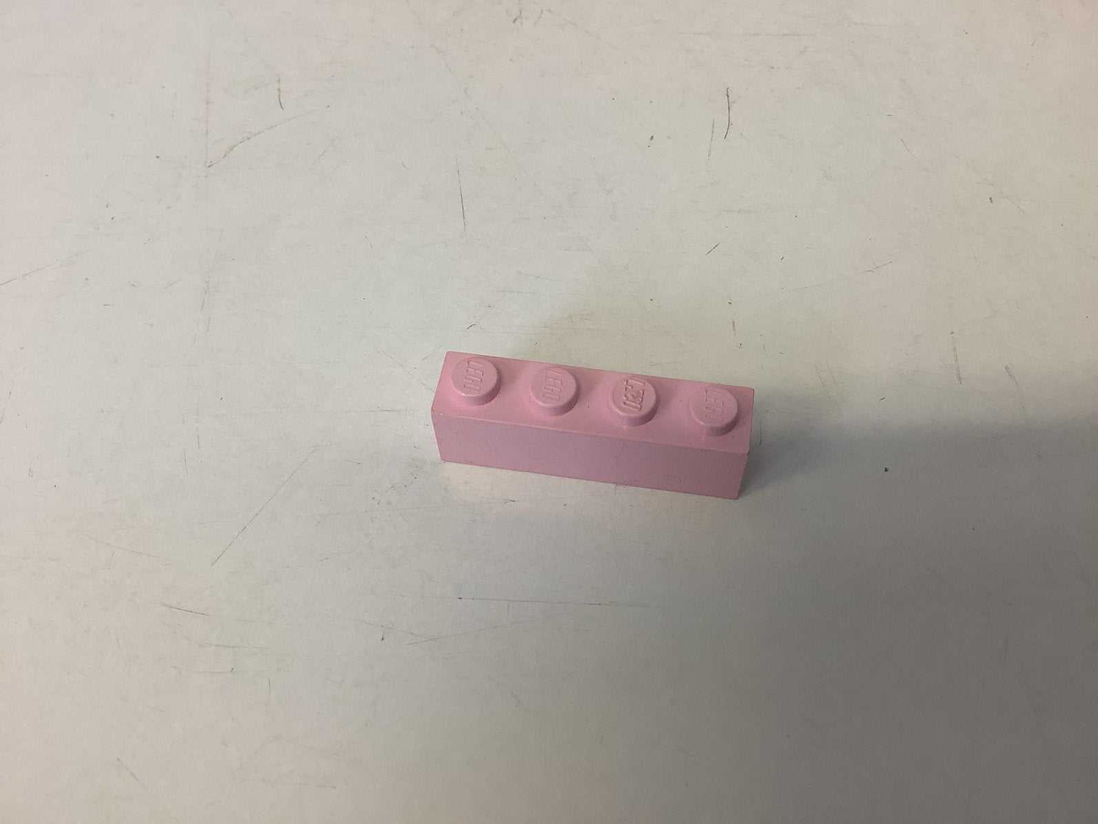Lego steen 1x4 roze, Ophalen of Verzenden, Gebruikt, Losse stenen, Lego