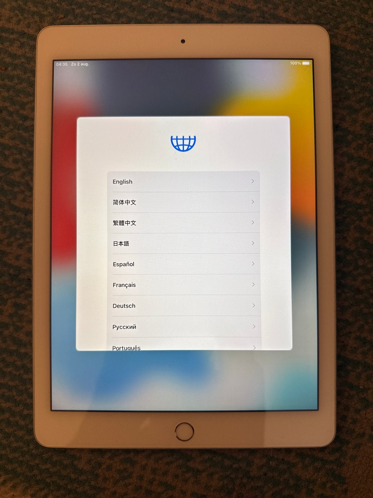 Apple iPad Air 2 (Model A1566) - Zo goed als nieuw, 10 inch, Wit, Apple iPad Air, Ophalen of Verzenden