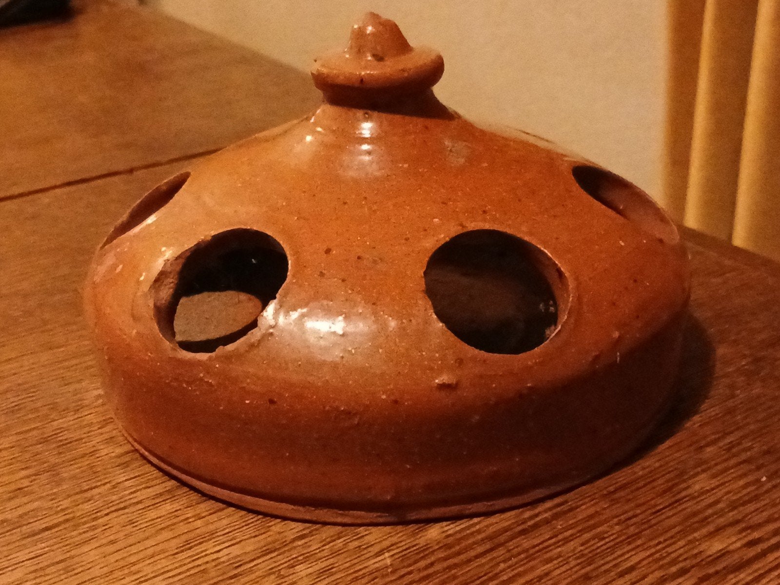 OUDE KIPPEN/ VOGEL DRINKBAK. DOORSNEE  15 CM., Ophalen of Verzenden
