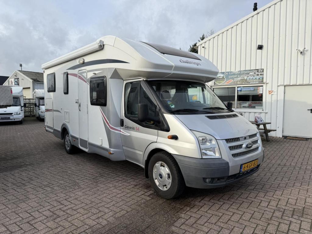 Challenger Genesis 54 Enkele bedden hefbed 2012 Euro 5, Caravans en Kamperen, Campers, Bedrijf, Challenger, Overige merken, Tot en met 4