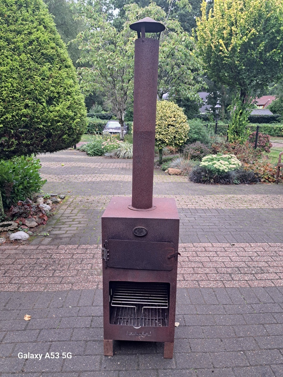 Lanterfant pizza oven - Buitenkeuken met schoorsteen, Ophalen, Gebruikt