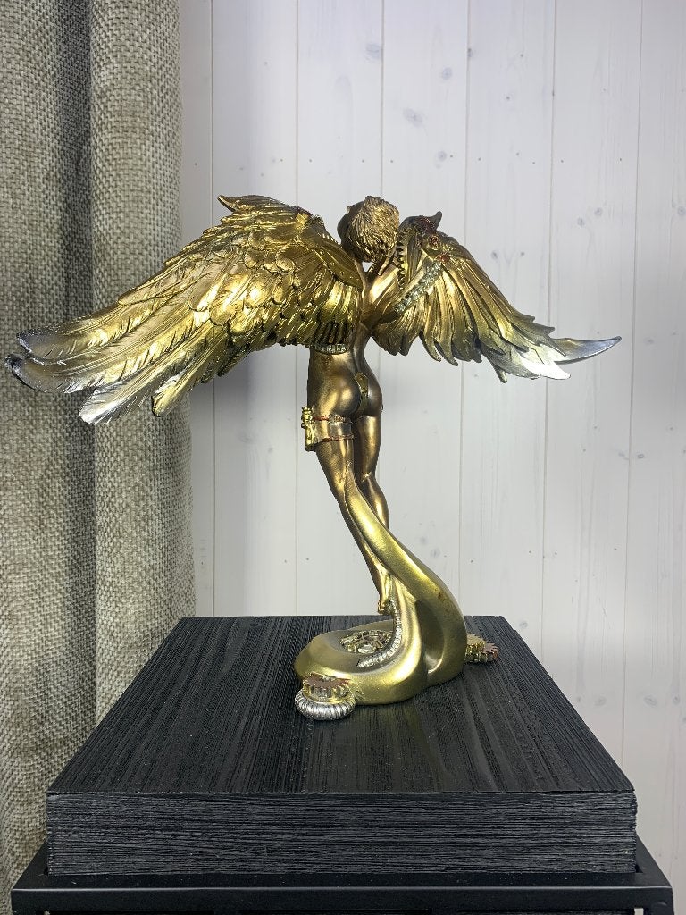 Steampunk Icarus - Decoratie - Shabella-deco, Shabella, Nieuw, Ophalen of Verzenden, Goud