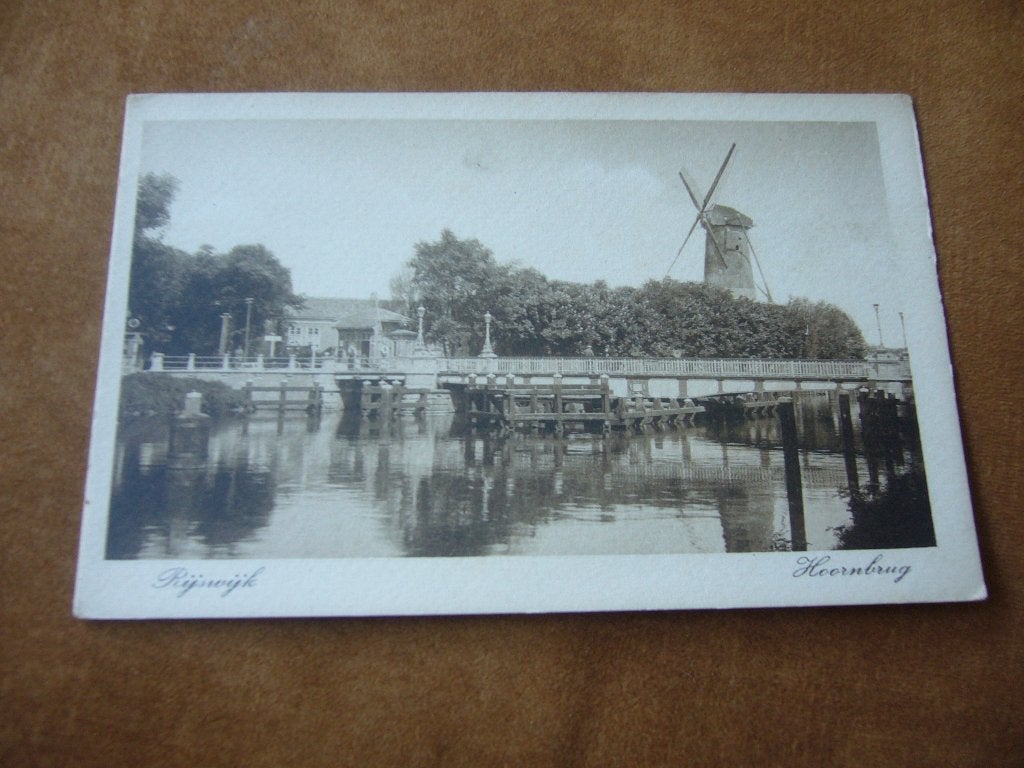 RIJSWIJK  =  HERENBRUG  MET MOLEN   BRIEFKAART, Ophalen of Verzenden, Voor 1920, Ongelopen, Zuid-Holland