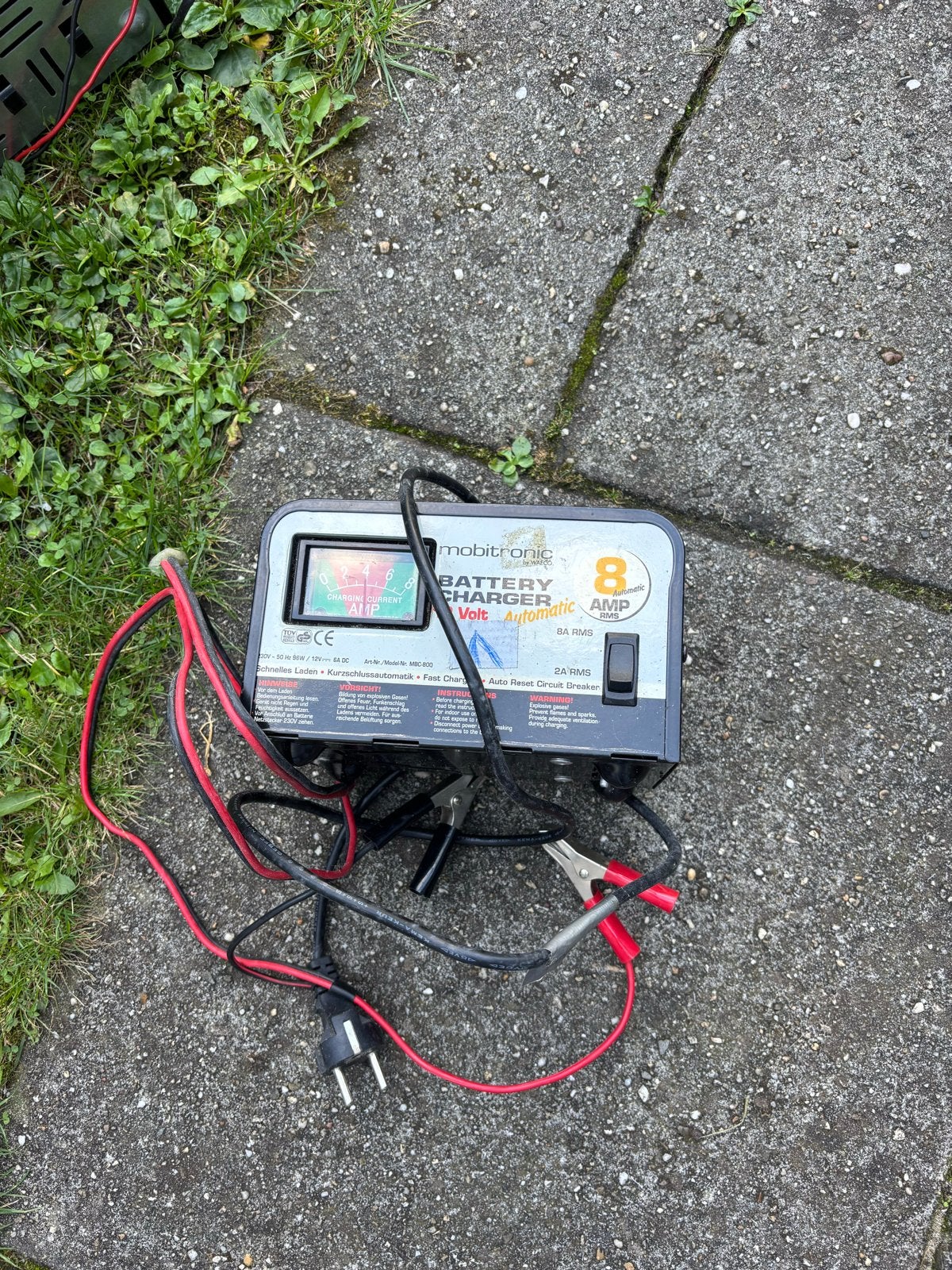 Mobitronic Acculader 8 Ampere Automatisch, Gebruikt, Universele onderdelen