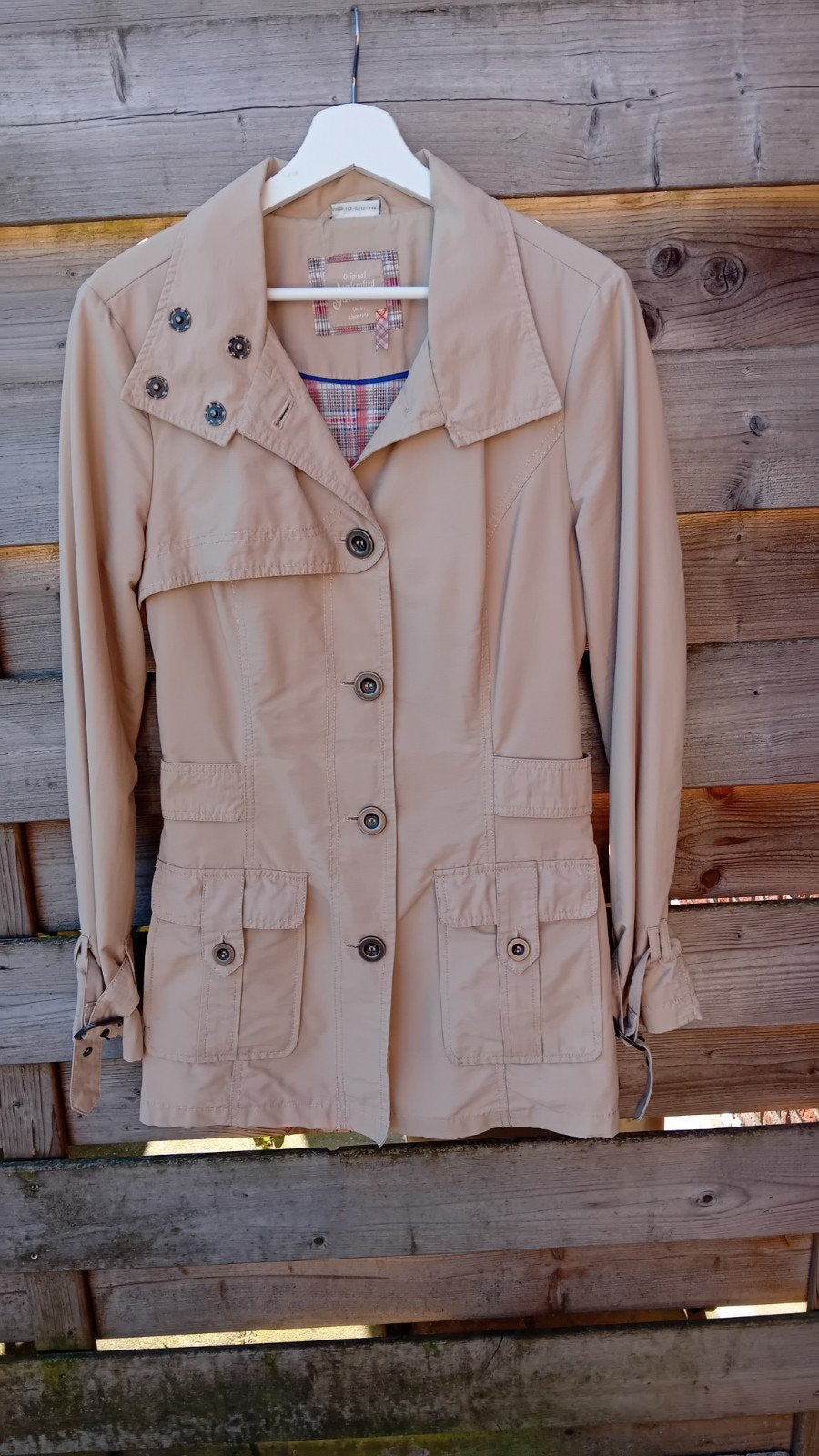 Streetone trenchcoat 36/38, Ophalen of Verzenden, Zo goed als nieuw, Maat 36 (S), Beige