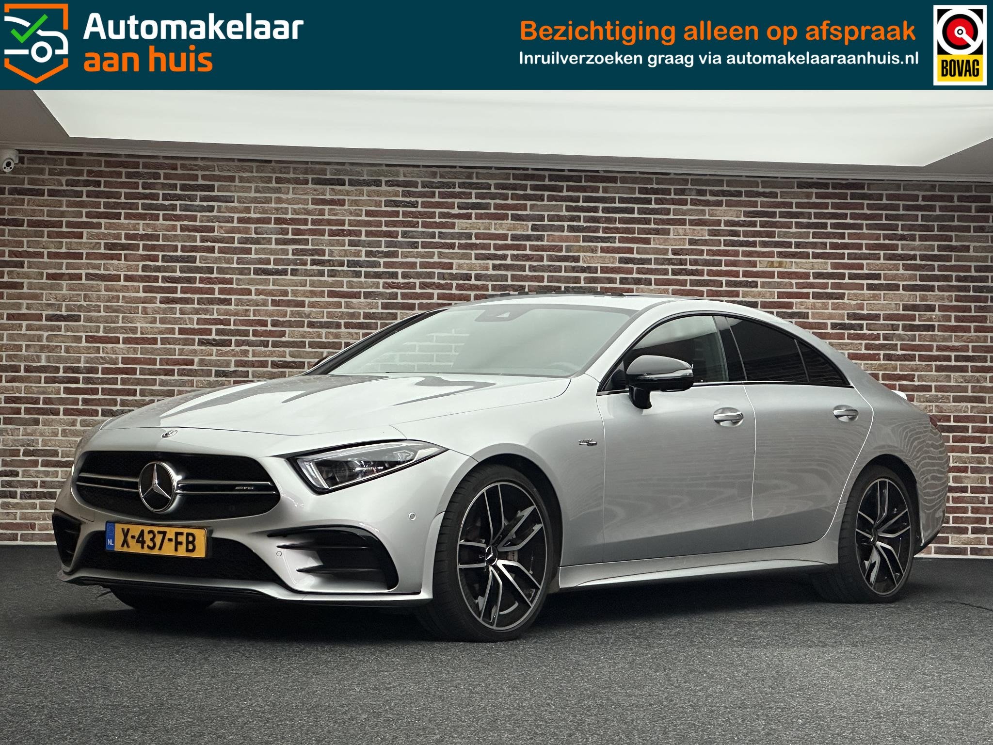 Mercedes-Benz CLS-klasse AMG 53 4MATIC AMG DAK MEMORY SFEER, Auto's, Mercedes-Benz, Automaat, Dealer onderhouden, 435 pk, Gebruikt