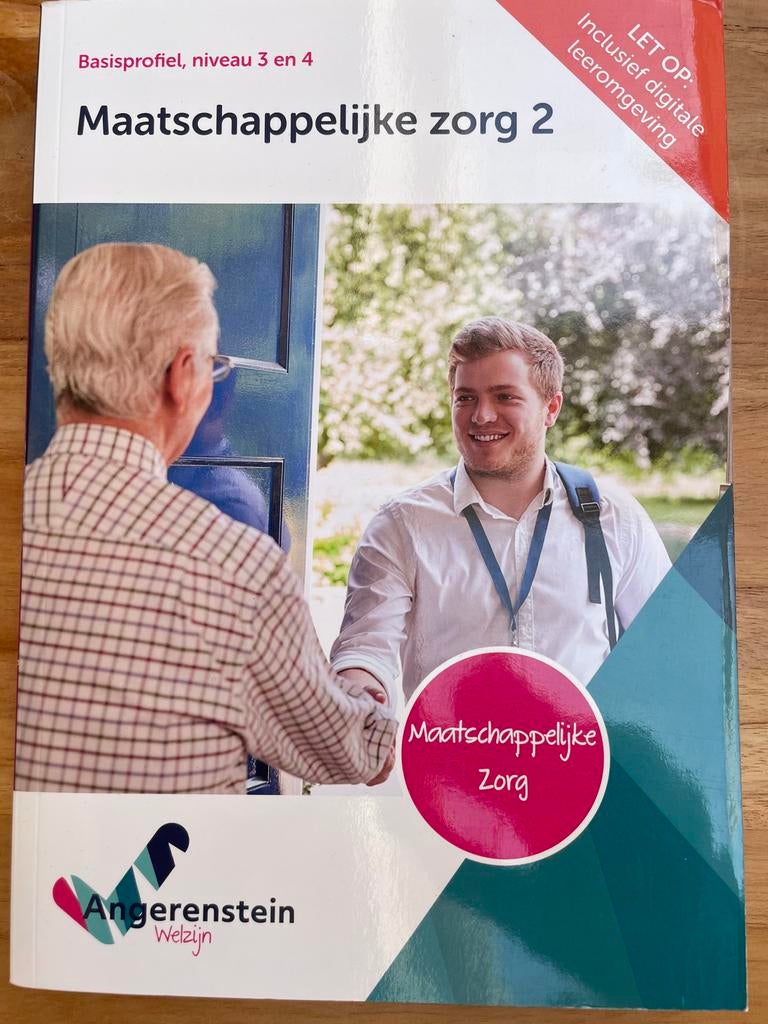 Maatschappelijke Zorg 2 - Basisprofiel niveau 3 en 4, Boeken, Ophalen of Verzenden, Gamma, Zo goed als nieuw, MBO